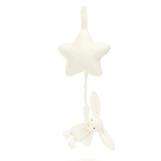 Jellycat Bashful Cream Bunny Musical Pull