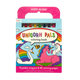 Carry Along! Coloring Book and Crayon Set - Unicorn Pals - Set of 9 Crayons