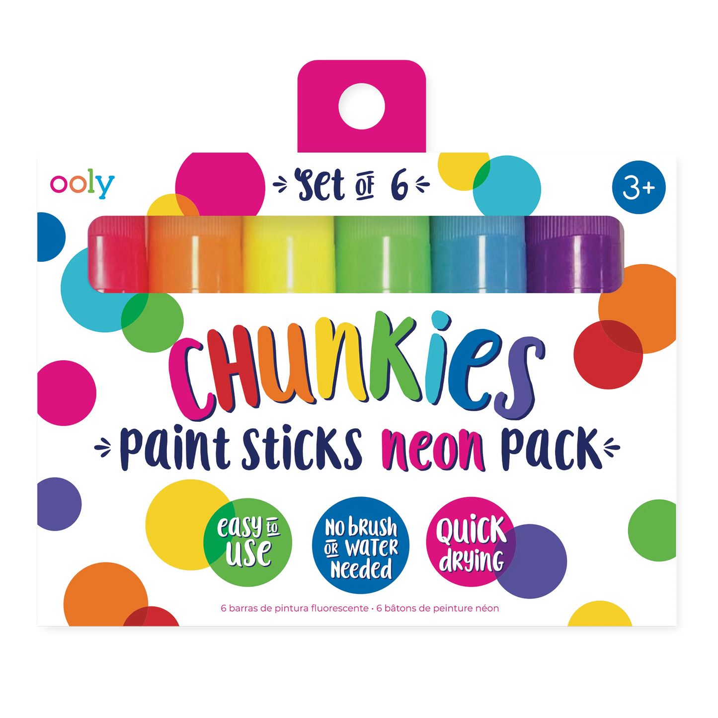 Chunkies Paint Sticks - Neon - Set of 6