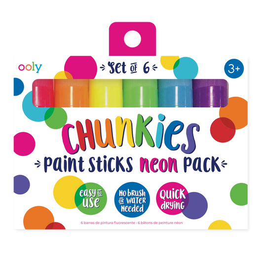 Chunkies Paint Sticks - Neon - Set of 6