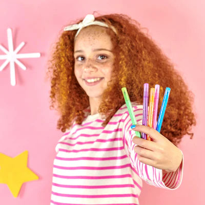 Ooly switch-eroo sparkle glittery colour changing markers