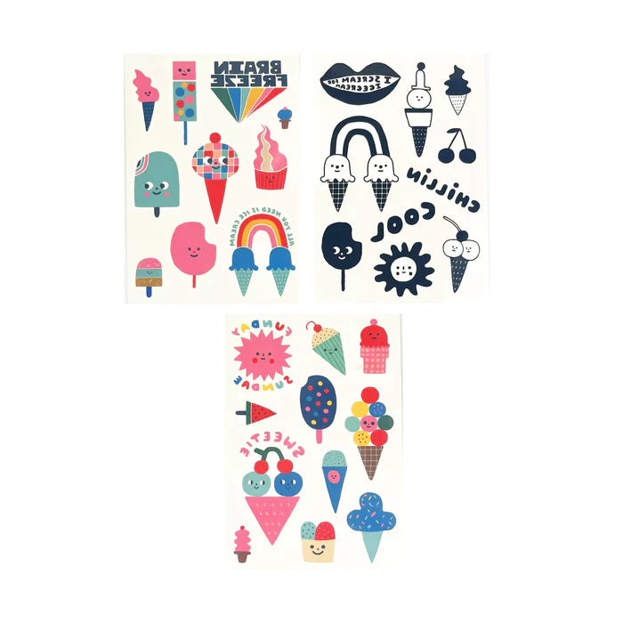 Ooly Mini Tattoo Palooza Tattoos Ice Cream Party