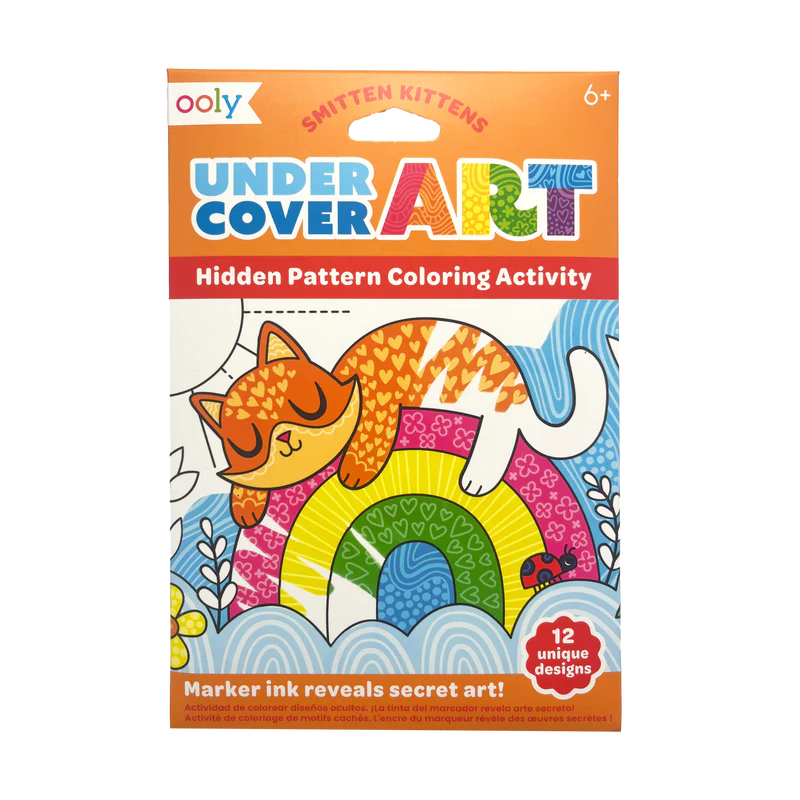 Undercover Art Hidden Patterns Coloring Activity