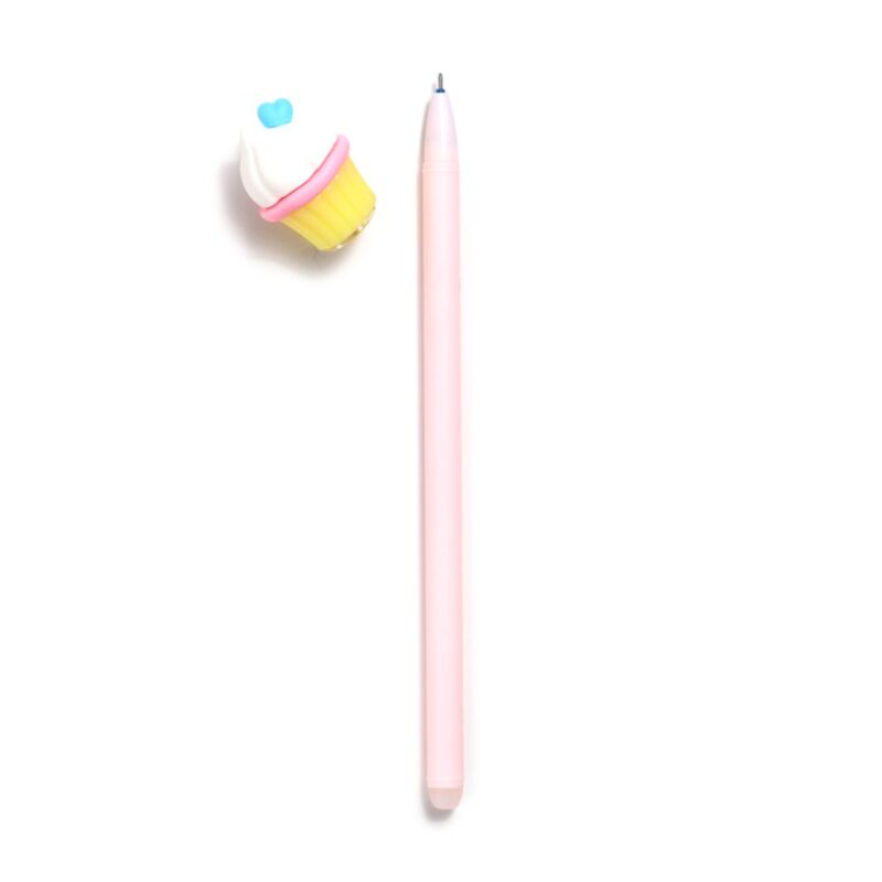 Cupcake Erasable Pen with Topper