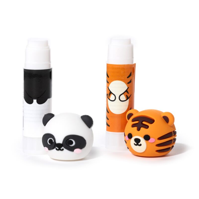 Adoramals Wild Tiger & Panda Glue Stick