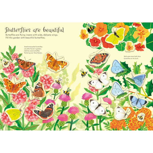 Usborne Little First Stickers Butterflies