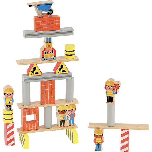Vilac Construction Stacking Blocks & Game
