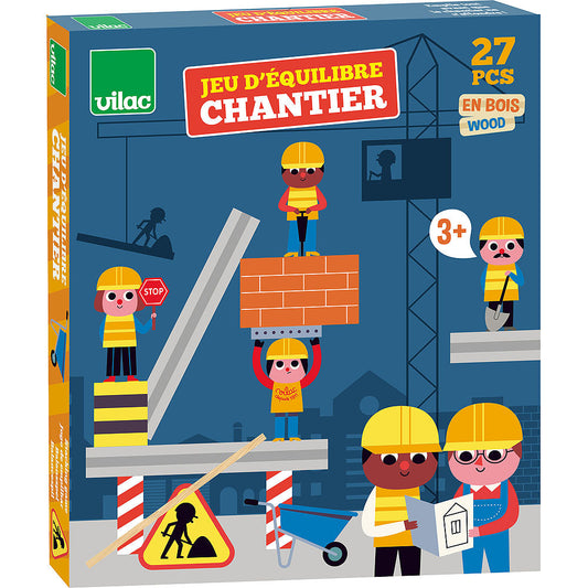 Vilac Construction Stacking Blocks & Game