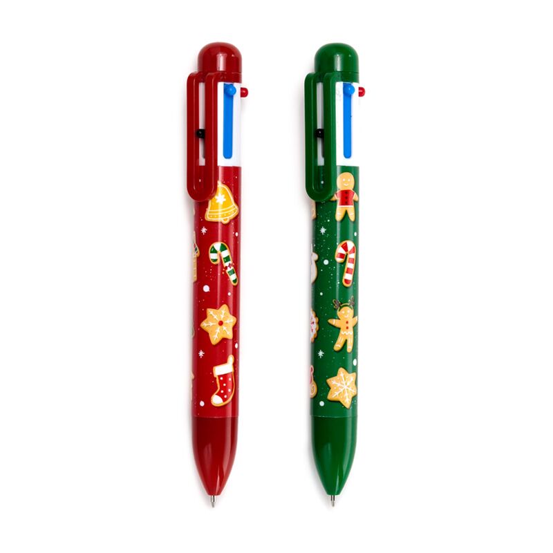 Christmas Baker Street Gingerbread Multi Colour Pen (6 Colours)
