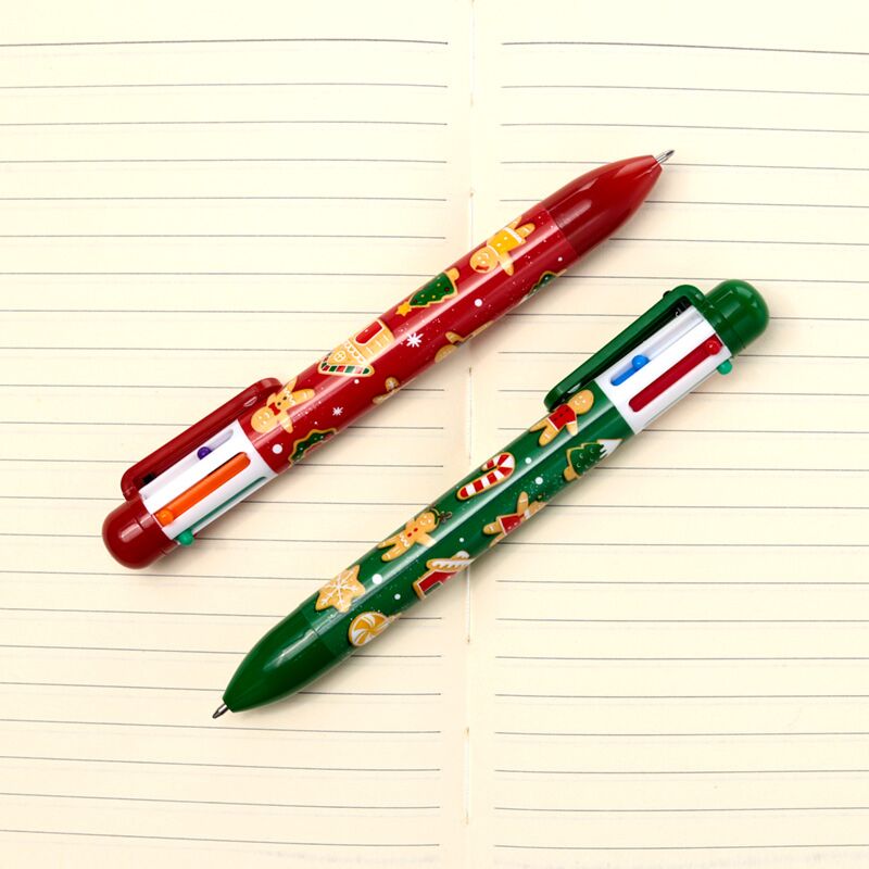 Christmas Baker Street Gingerbread Multi Colour Pen (6 Colours)