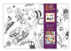 Table top coloring mat, bugs