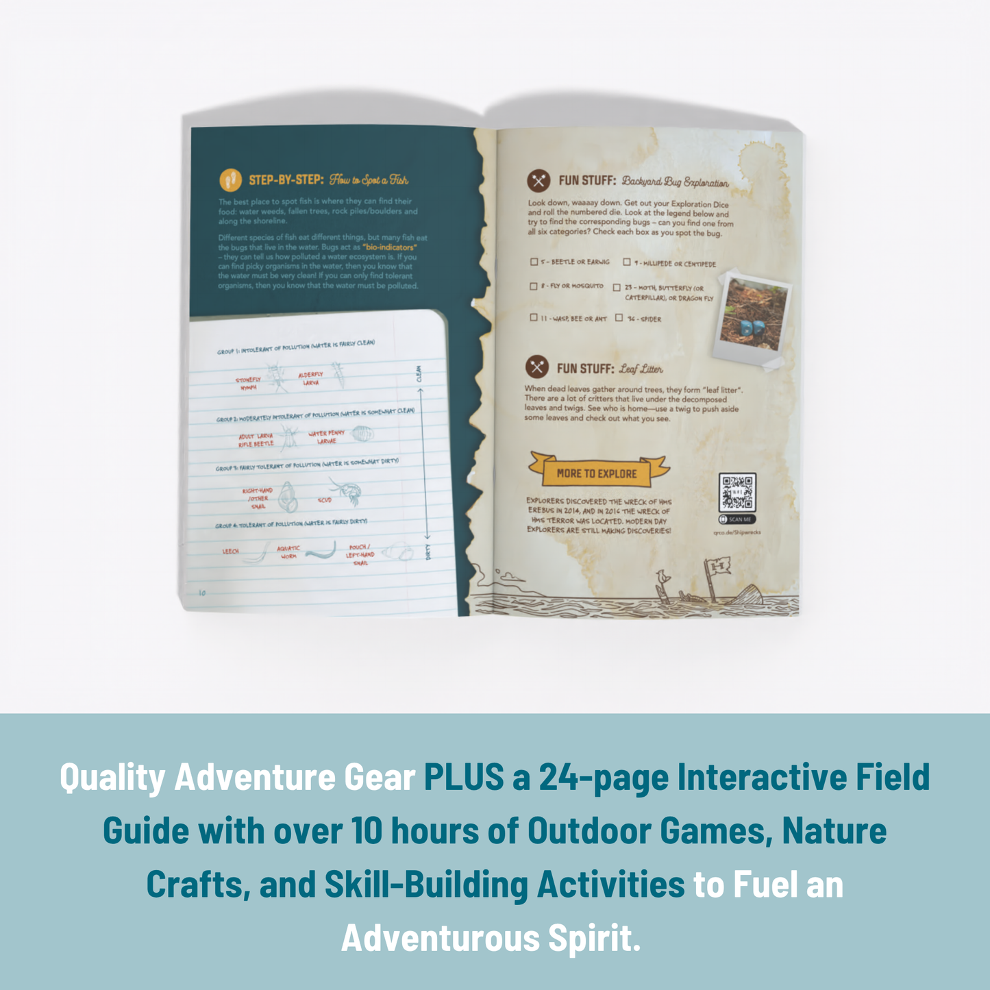 Kids Outdoor Adventure Kit Explorer STEM Nature Set