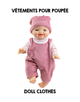 Clothes for Gordis dolls - Pink jumpsuit - Paola Reina