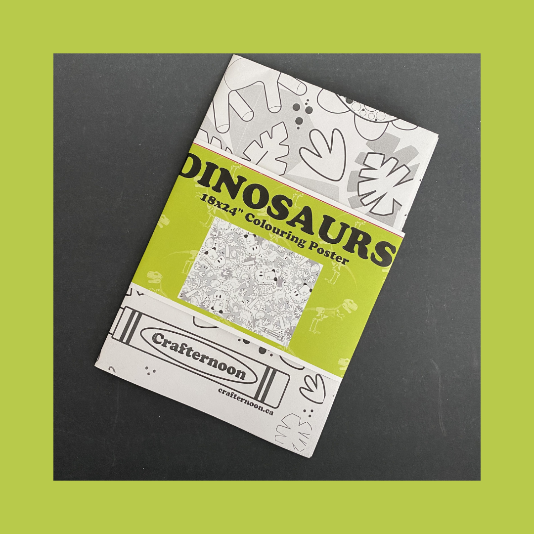 Dinosaurs Mini Colouring Poster
