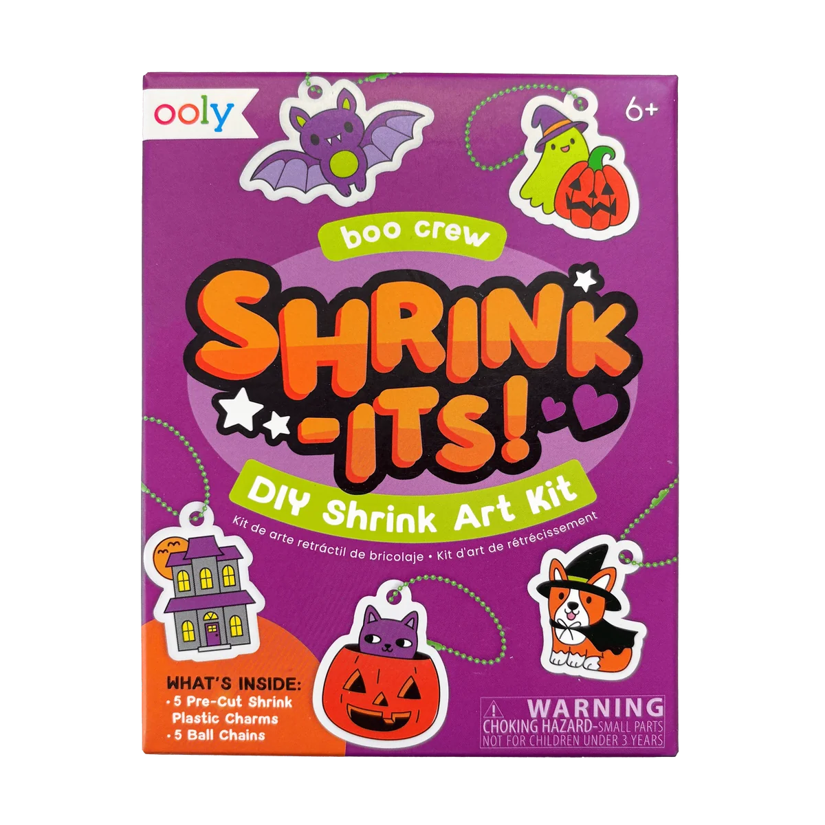 Shrink Art Kit - Boo Crew - 5 Charms