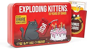 Exploding Tin Exploding Kittens -10th Anniversary Collectible Tin – Farmer & Daughter ...