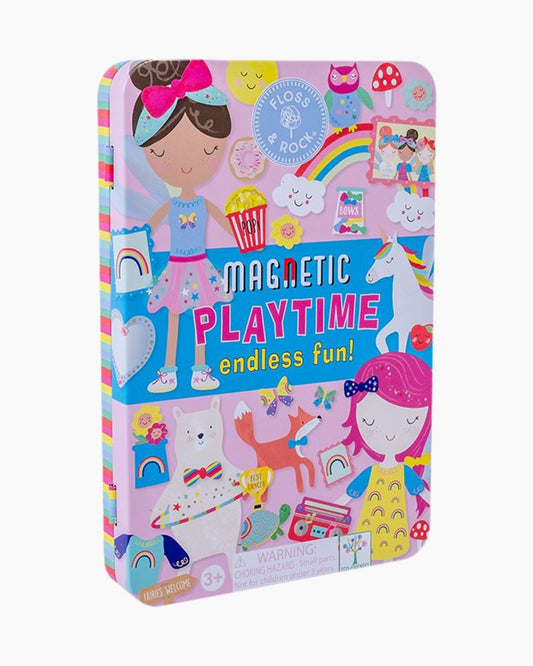 Rainbow Fairy Magnetic Playtime Tin
