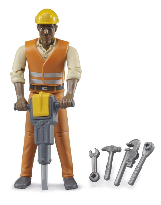 Bruder - Construction worker with accessories 2