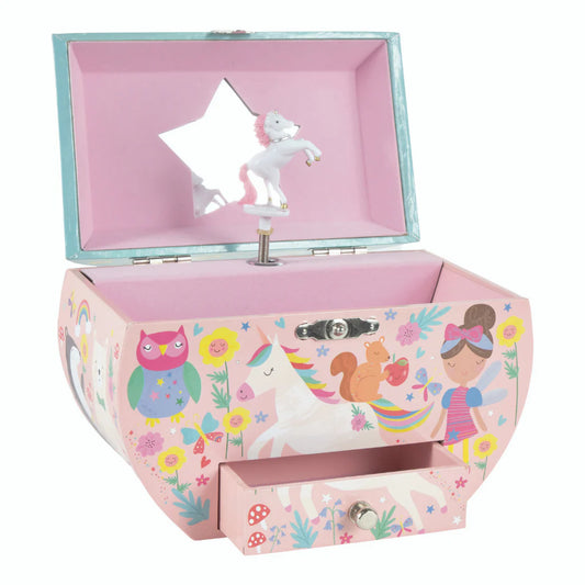 Musical Jewellery Box Cloud Shape - Fantasy
