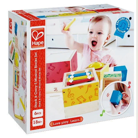 Hape Music Stacking Music Set