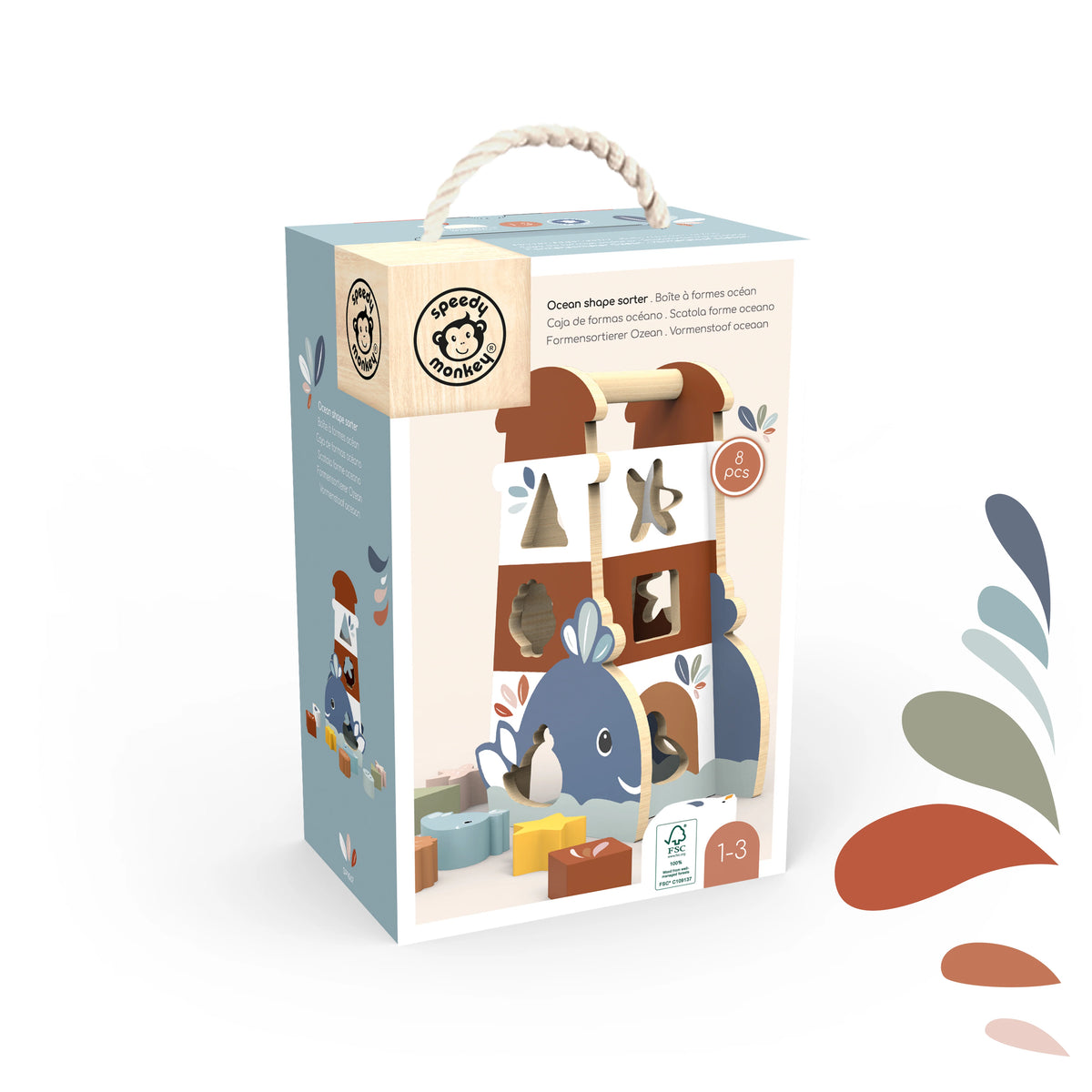 Speedy Monkey - Ocean Shape Sorter
