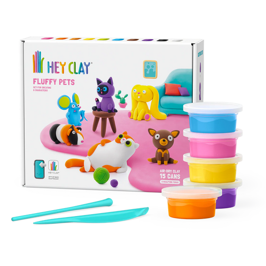 CLAY SET - FLUFFY PETS