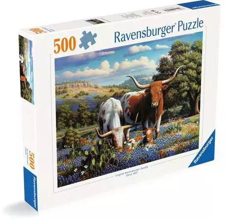 Loving Longhorns - 500 Pieces