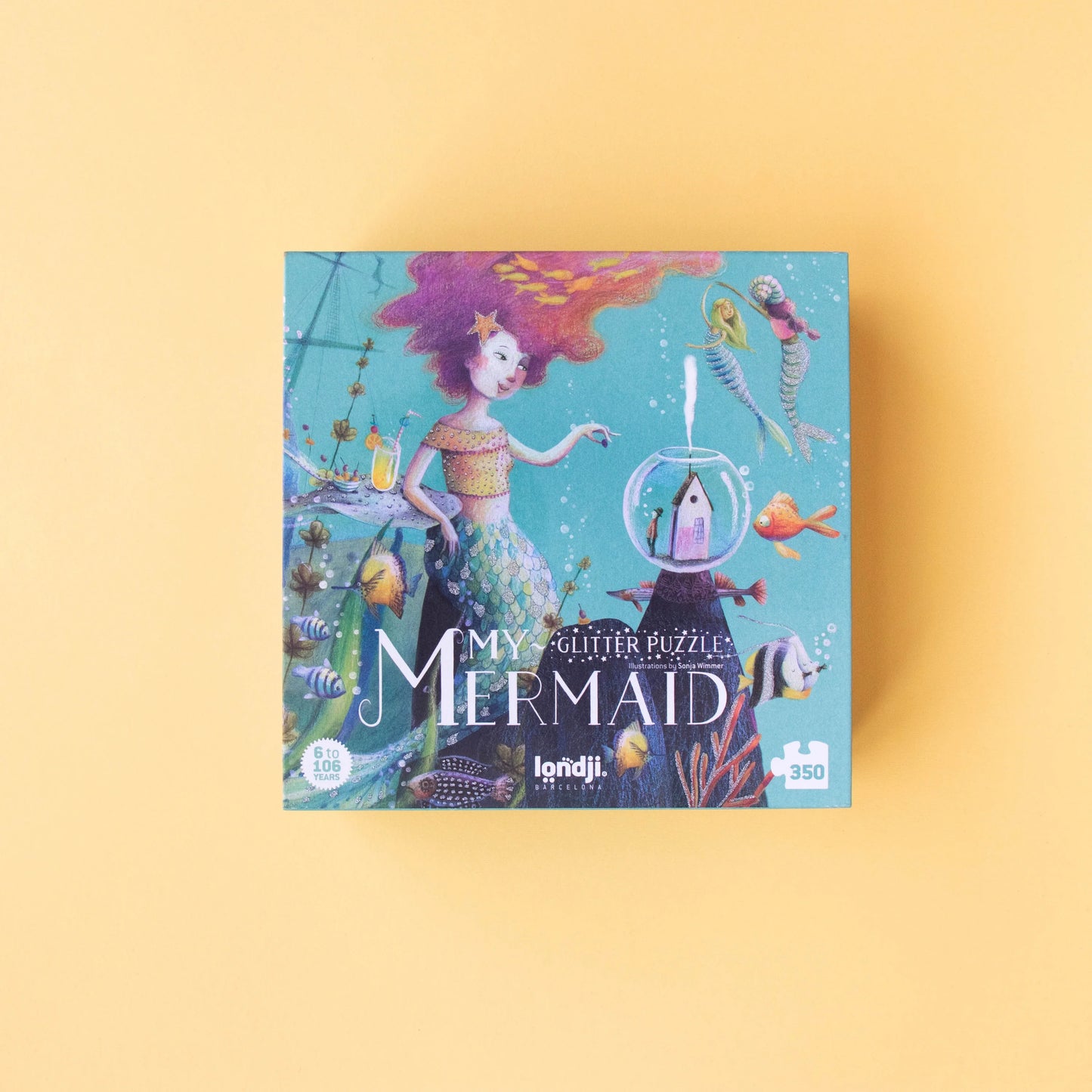 My Mermaid - Giltter puzzle - 350 Pcs (Copy)