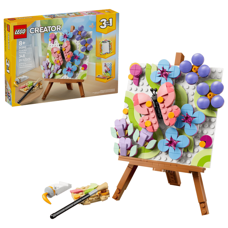 Lego - Floral Art Decor Painting
