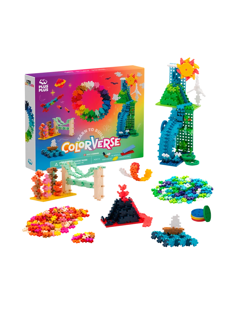 Plus Plus - Learn to Build - Colorverse superset - 1000 pcs