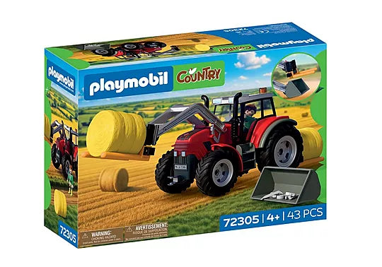 Playmobil - Large Tractor with Hay Bales