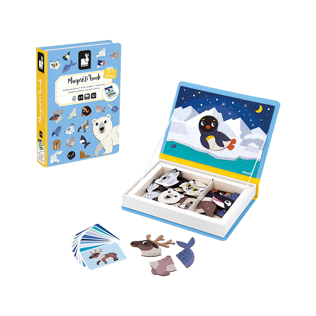MAGNÉTI'BOOK - POLAR ANIMALS