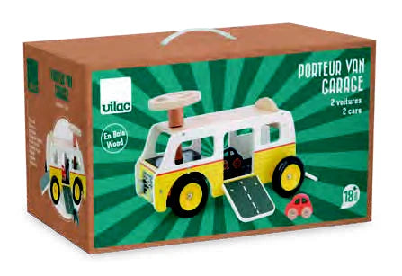Ride-on Van-Garage and 2 Play Cars