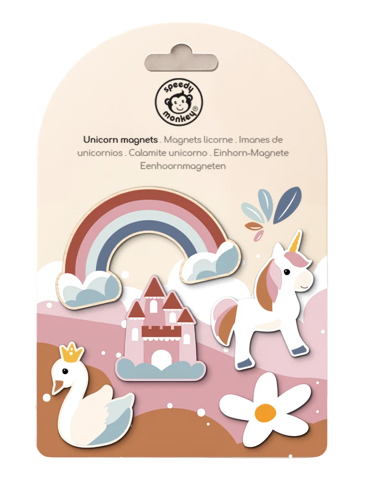 Speedy Monkey - Magnets - Unicorn