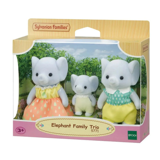 Calico Critters -  Elephant Family Trio