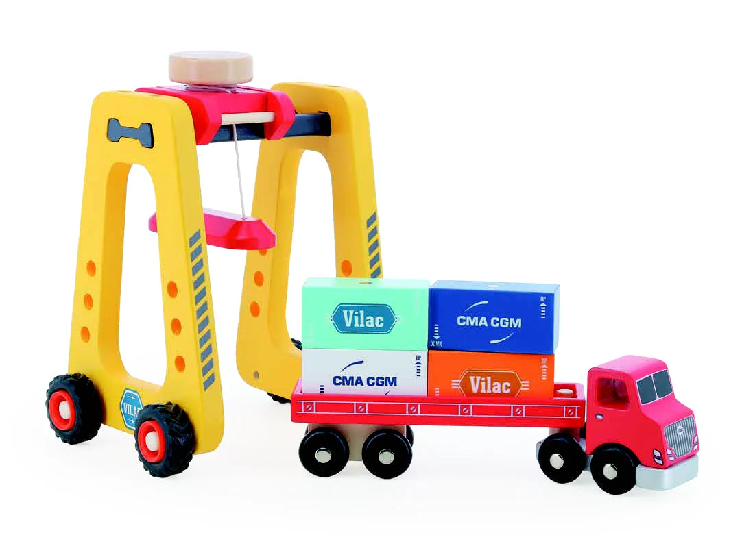 Container Crane and Truck