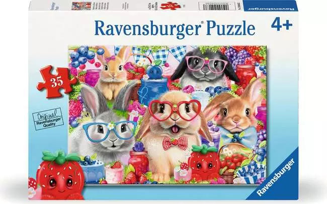 Bunnies and Berries - 35 pcs