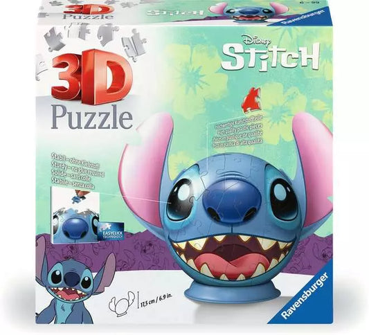 3D Puzzle Ball Disney Stitch - 72 Pieces