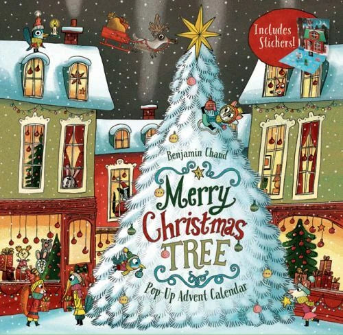 Merry Christmas Tree Pop-Up Advent Calendar : (Books for Family Holiday Games, Christmas Tree Advent Calendar)