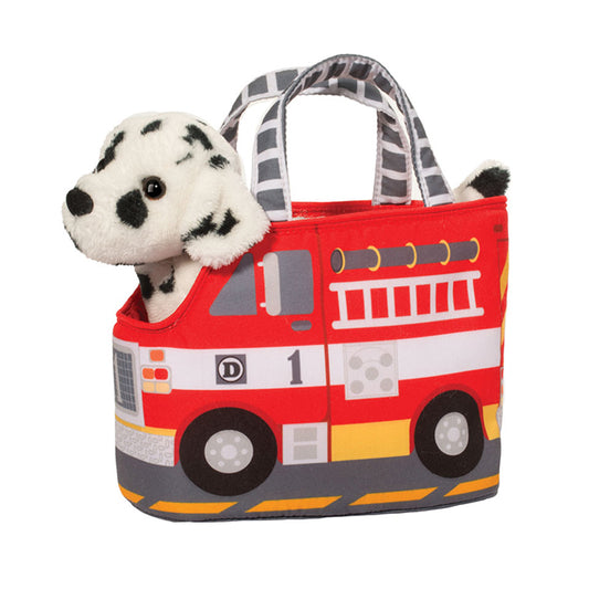 Douglas Toys - Fire Truck Pet Sak w/ Dalmation