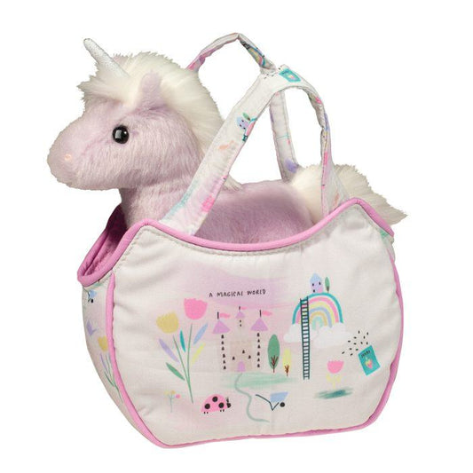Douglas Toys - Magical World Sassy Sak with Purple Unicorn
