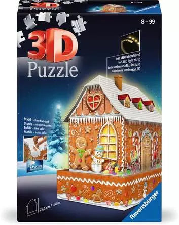 Ravensburger Gingerbread House - Night Edition 3D