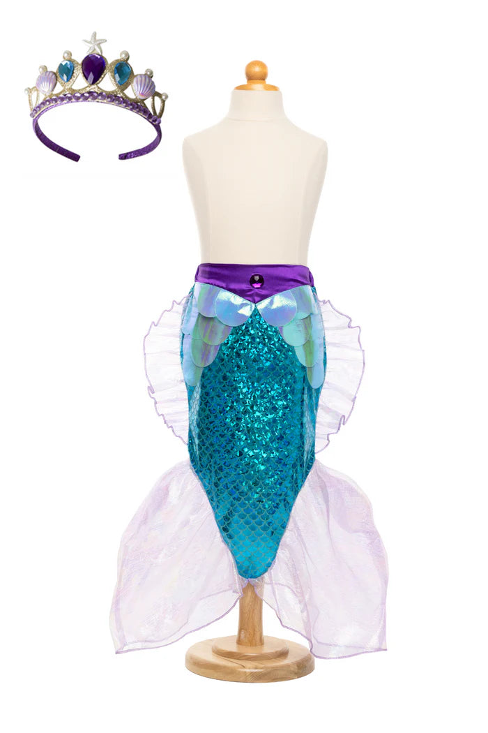 Great Pretenders - Mermaid Glimmer Skirt Set with Headband