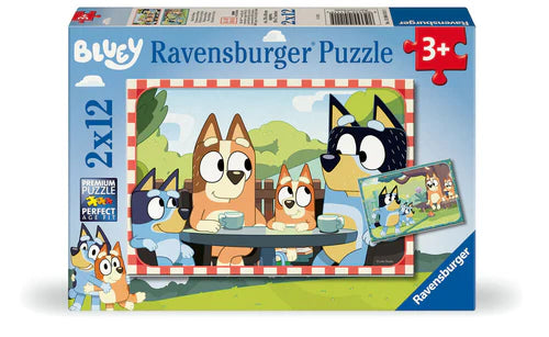 Ravensburger Bluey 2 x 12 Piece Puzzles Fun With Bluey