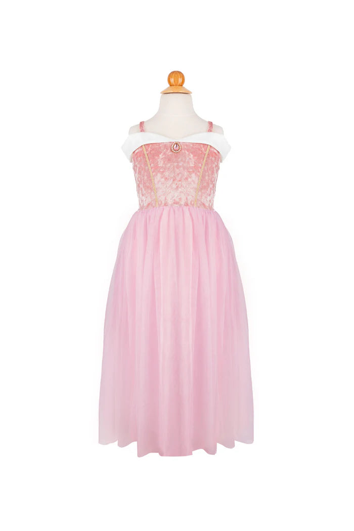 Great Pretenders - Velvety Soft Sleeping Sweetheart Princess Gown with Arm Warmers
