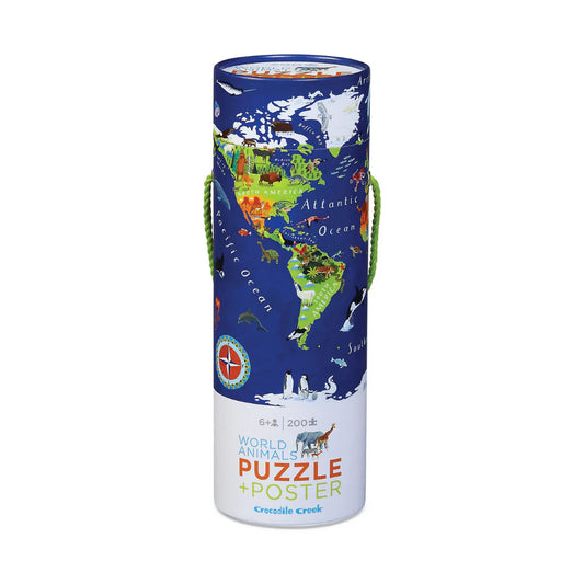 World Animal Puzzle and Poster