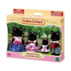 Calico Critters - Midnight Cat Family