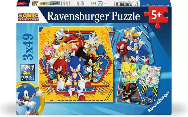 3x49 pieces - Sonic the Hedgehog