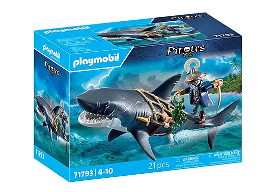 Playmobil - Giant Shark with Pirate