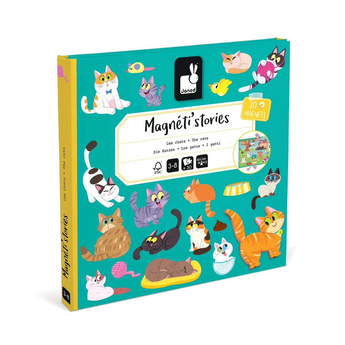MAGNETI'STORIES - CATS - 30 PIECES